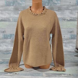 Another Love Brown/Tan Long Sleeved Sweater sz Medium NWT